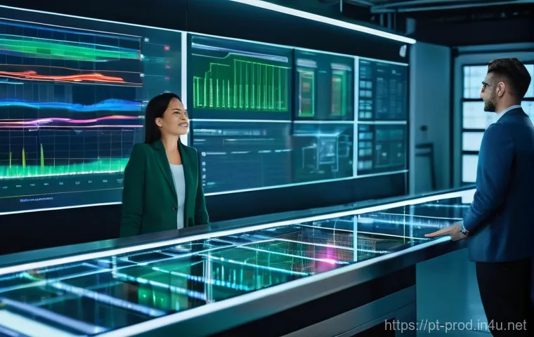 생산관리 KPI 설정 방법 - **Prompt:** A vibrant, futuristic factory floor bathed in soft, bright lighting, showcasing automate...